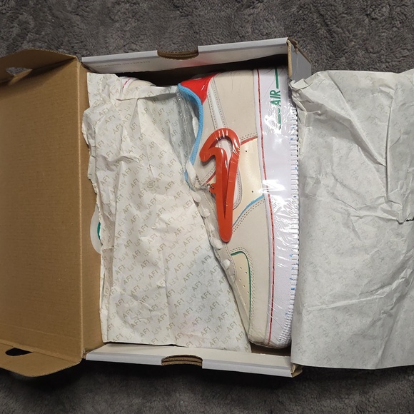 Air Force 1 "Cookie Cutter" Colorful Sneakers with Unique Design - Picture 6 of 6